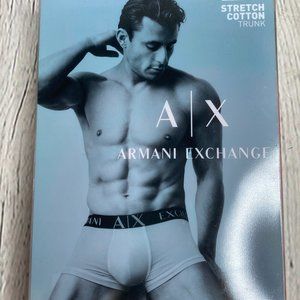 A/X Armani Exchange Red Stretch Cotton Trunk
